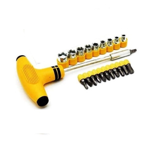 Obeng set Kunci Set Multifungsi Kunci Shock Obeng Palu T Obeng T Five Star Socket & Bits Set