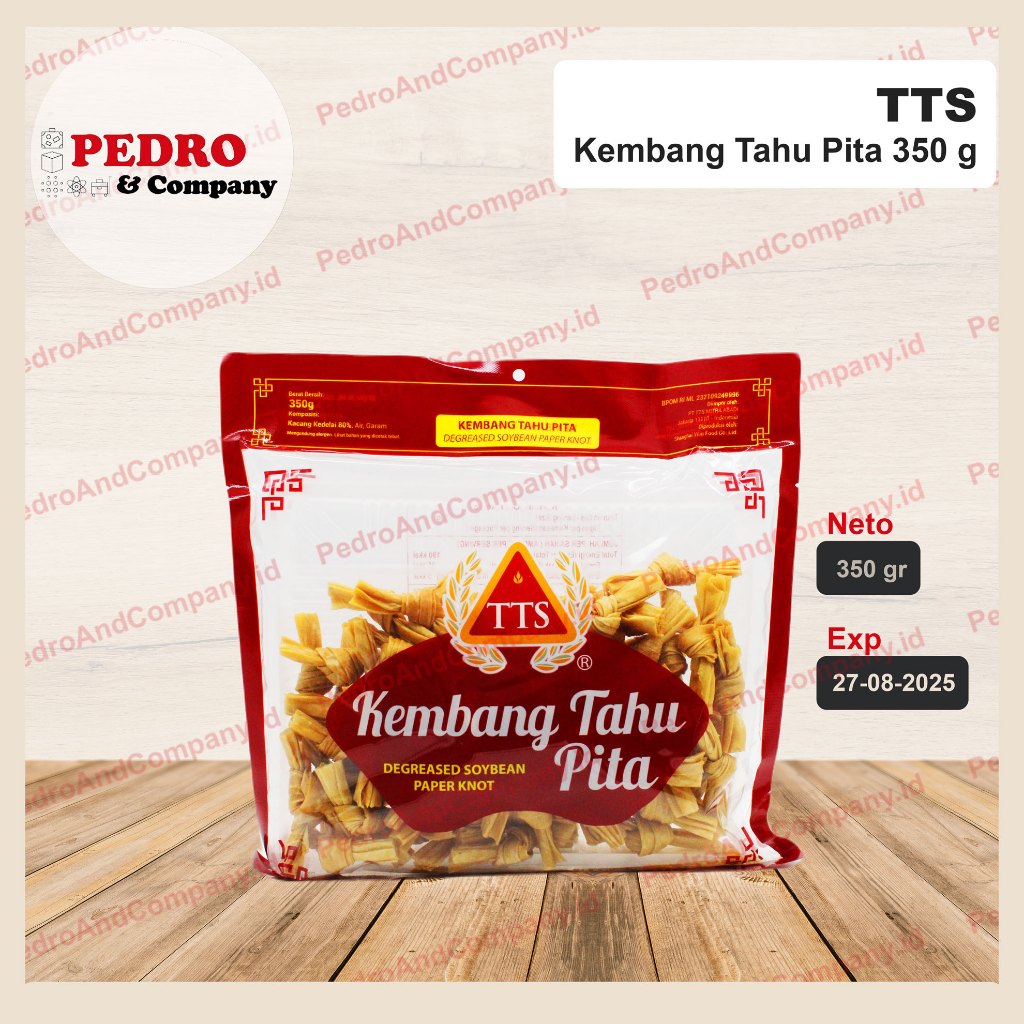 

TTS Kembang tahu pita kering - soybean paper knot 350 gram BESAR