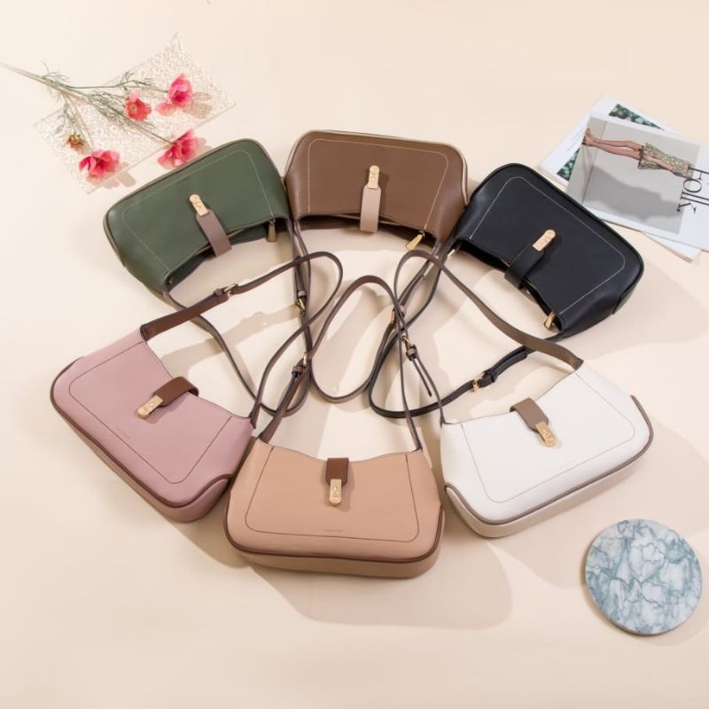 PRETTYZYS - Cecilia Bag - Tas selempang -Tas Import - Tas Fashion - Tas jinjing wanita