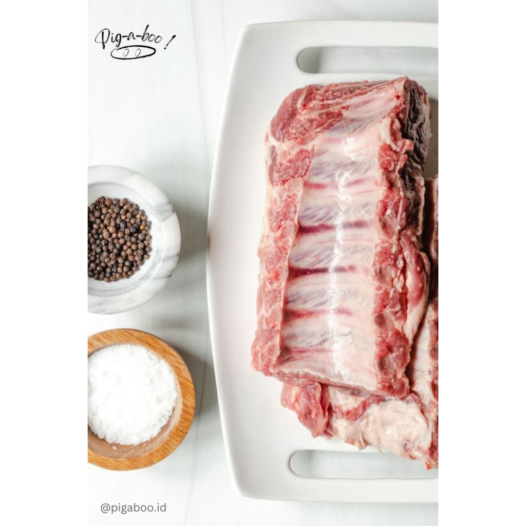 

Pork Ribs Whole / Iga Babi Utuh per 1KG