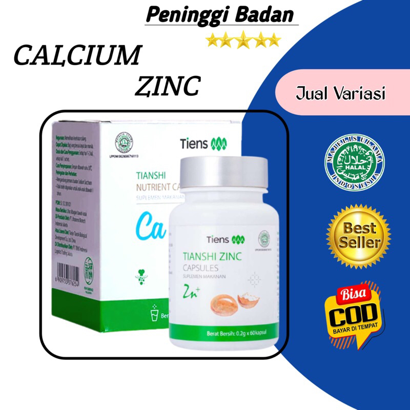 [TERLARIS] Susu Peninggi Badan TIENS NHCP dan Kapsul Zinc Susu Kalsium Peninggi Badan Obat Peninggi 