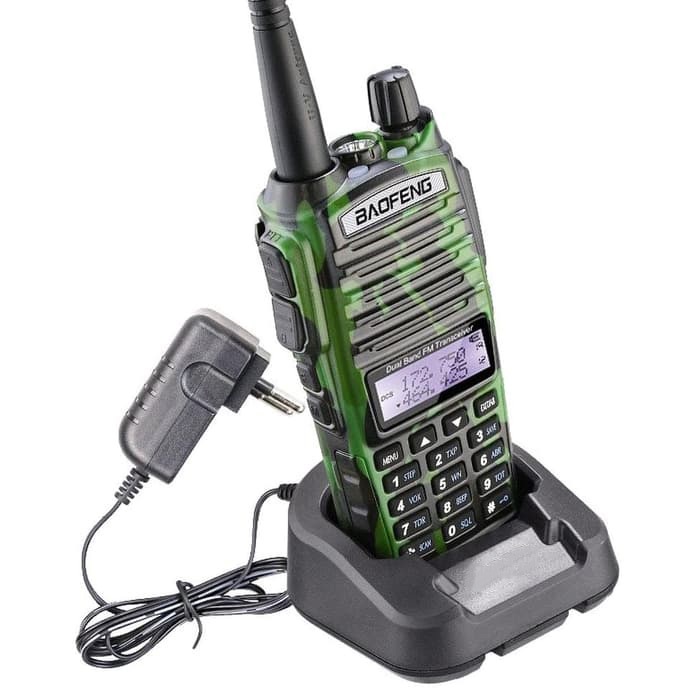 Charger HT Walkie Talkie Battery - Charger for BAOFENG POFUNG BF-UV82 - CH-8 Taffware - Adapter Baof