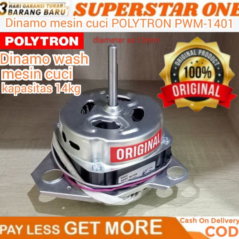 Dinamo mesin cuci 14kg polytron PWM-1402 DINAMO WASH/PENCUCI