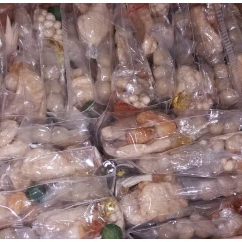 Baso aci Paket 10 bungkus lengkap toping dan bumbu