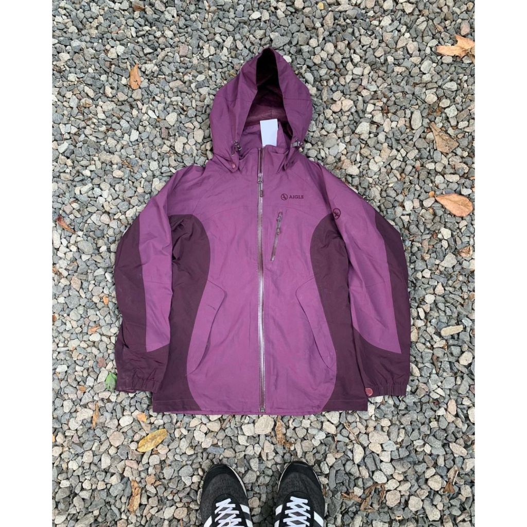 AIGLE OUTDOOR JACKET PURPLE BTU52