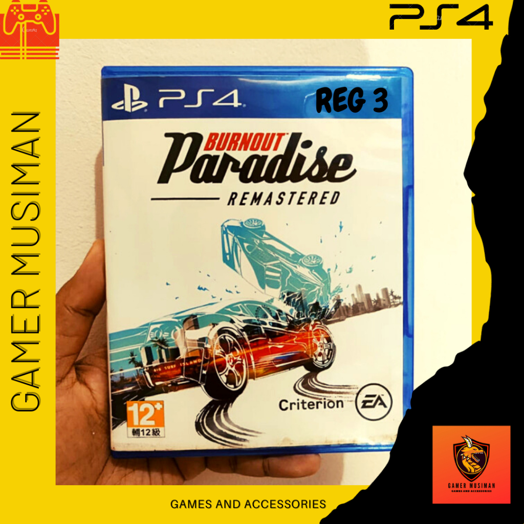 BD PS4 BURNOUT PARADISE REMASTERED - SECOND MURAH