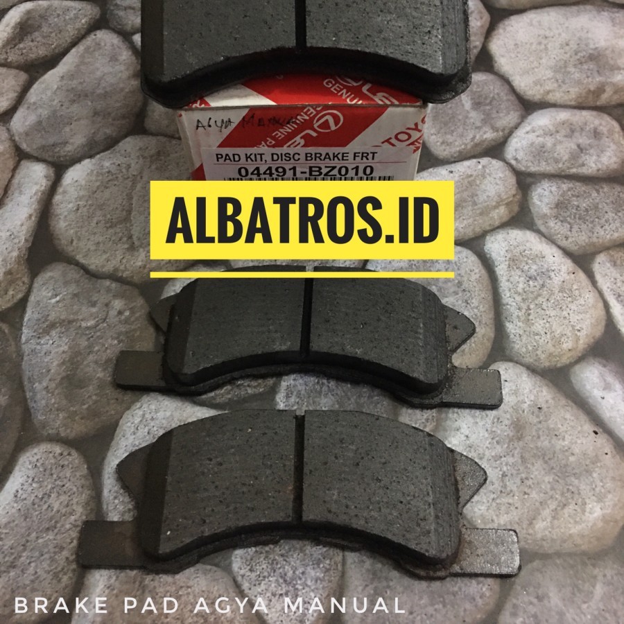 BRAKE PAD FRONT AYLA / AGYA MANUAL KAMPAS REM DEPAN AGYA / AYLA MANUAL