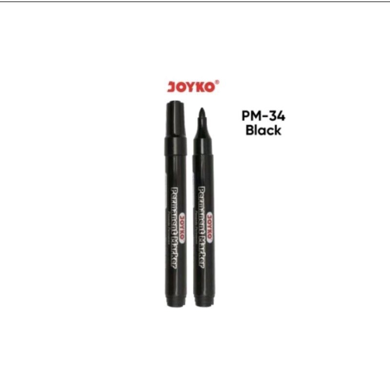 

spidol tanpa refil joyko PM 34 , black