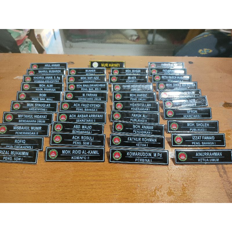 

NAME TAG / NAMA DADA