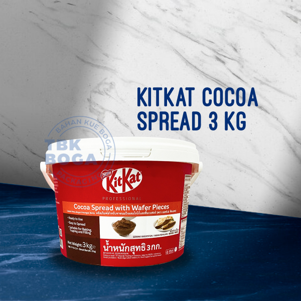 

Selai Kitkat ( 3 kg ) Cocoa Spread Kakao Kokoa Filling Pasta Wafer Coklat Kit Kat