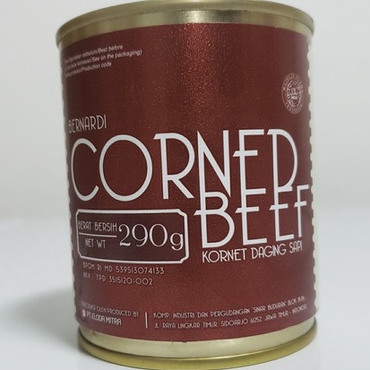 

Original BERNARDI CORNED BEEF 29GR KORNET DAGING SAPI