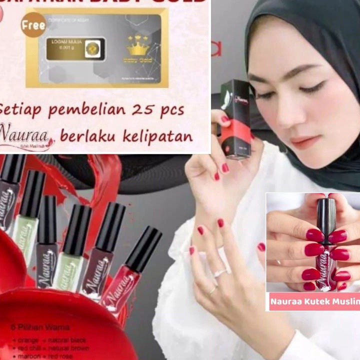 Paling Popular BPOM  READY WARNA LENGKAP  GROSIR  KUTEK NAURA ORIGINAL  NAURAA KUTEK MUSLIMAH NAURA 