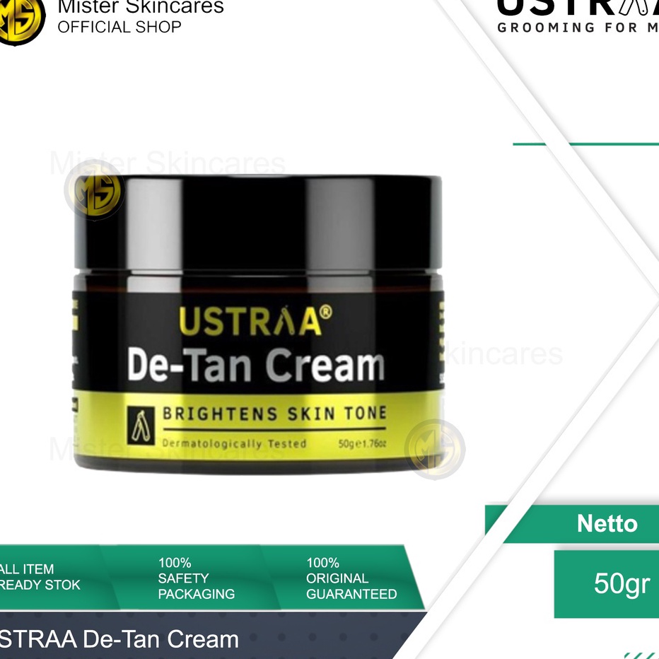 MODEL CXI589 Cream Pelembab Pencerah Pemutih Wajah Pria Ustraa DeTan Krim 5gr