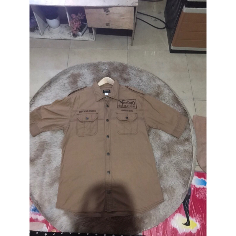 Kemeja workshit norton size M