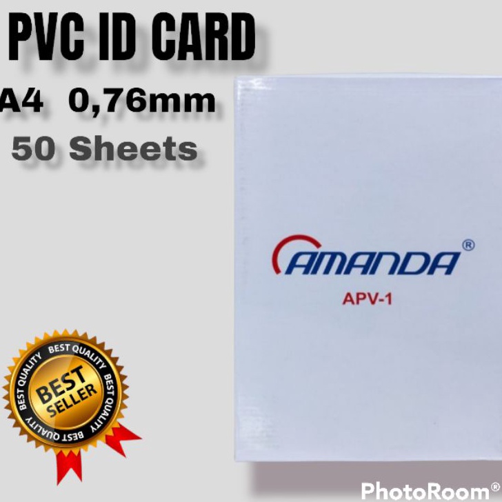 

Terkini Pvc id card Instant 5 sheet Tebal 76mm Inkjet A4 Bahan Pvc Id Card