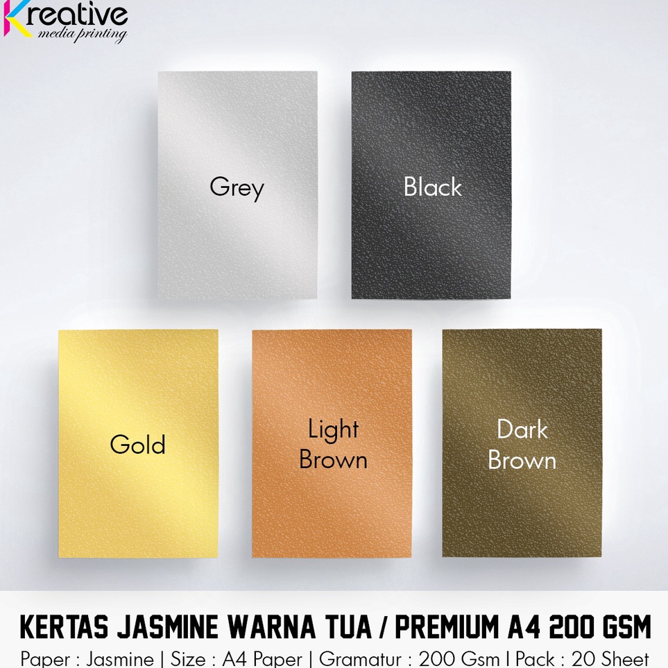 

Diskon Karton Jasmine Tua Premium A4 2 Gsm 1 Pack 2 lbr