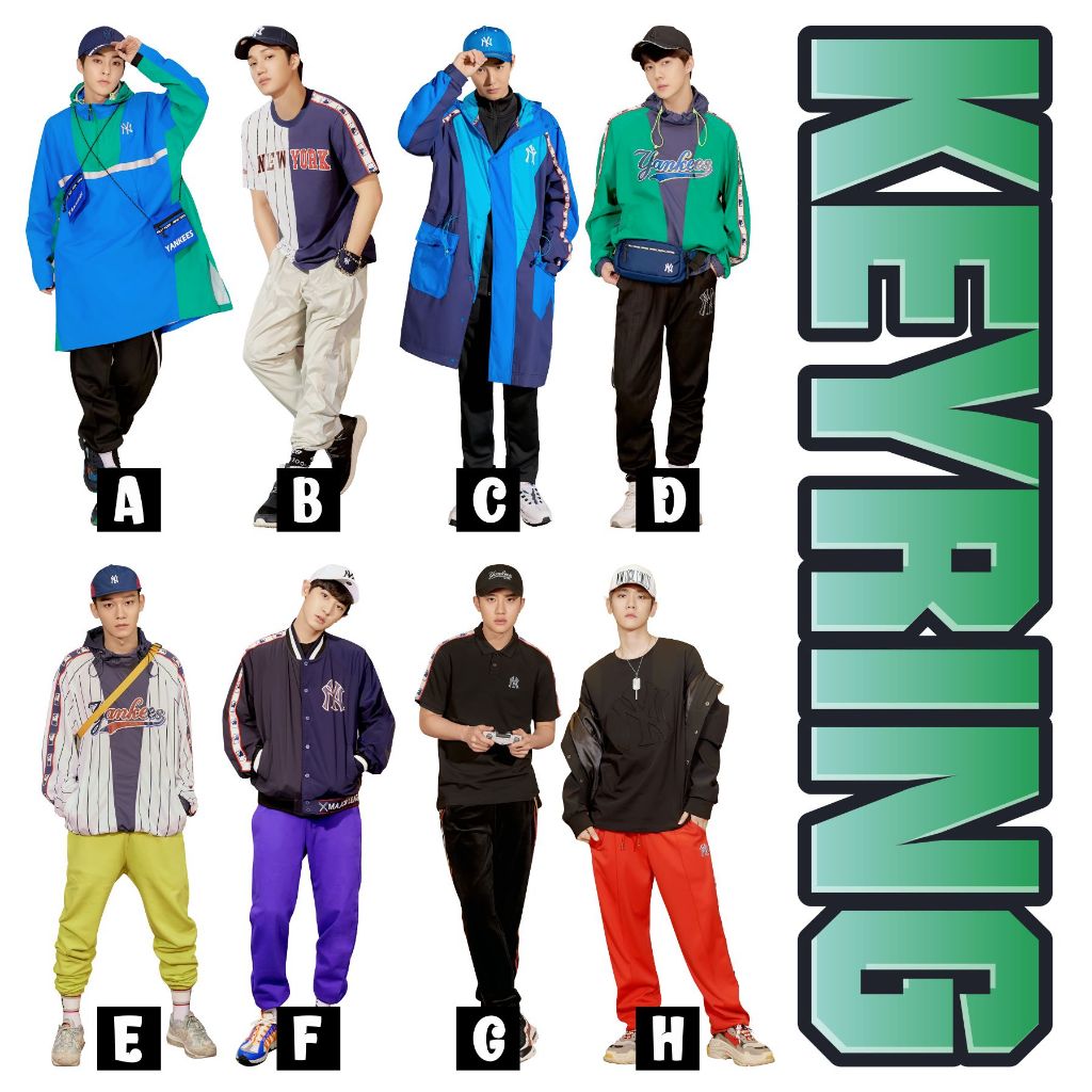 Gantungan Kunci Figure Keyring Exo Crew MLB