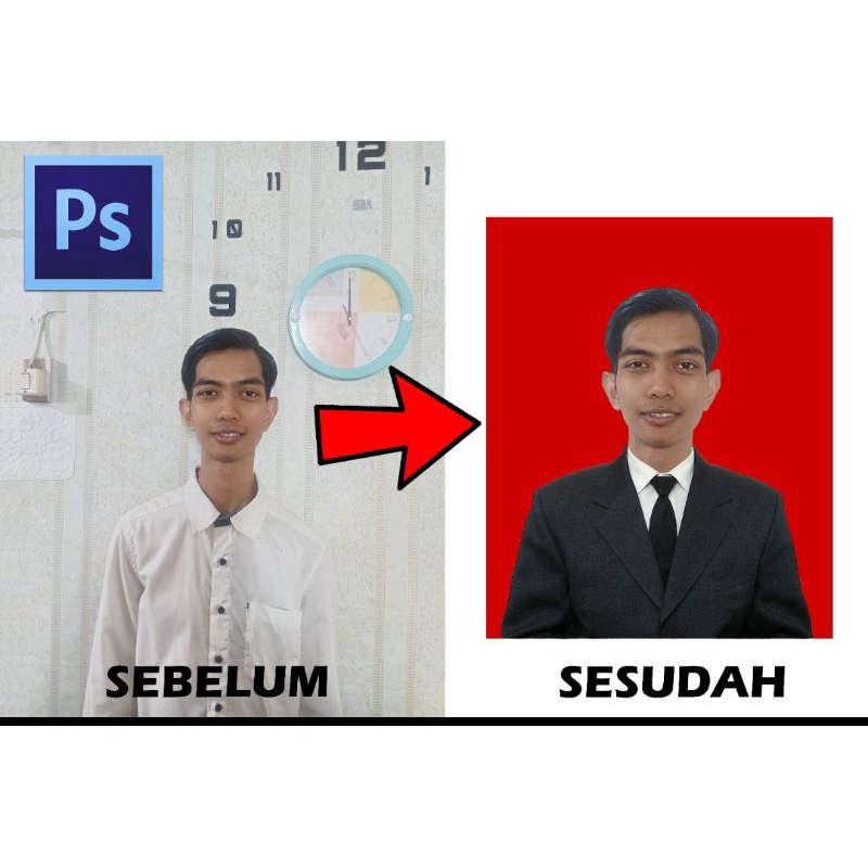 Jasa Edit background foto + jas