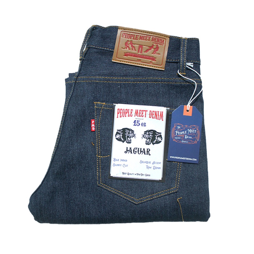 Kode AFC186 PMD  CO  JAGUAR  15oz  Denim Selvedge Accent  Blue Indigo