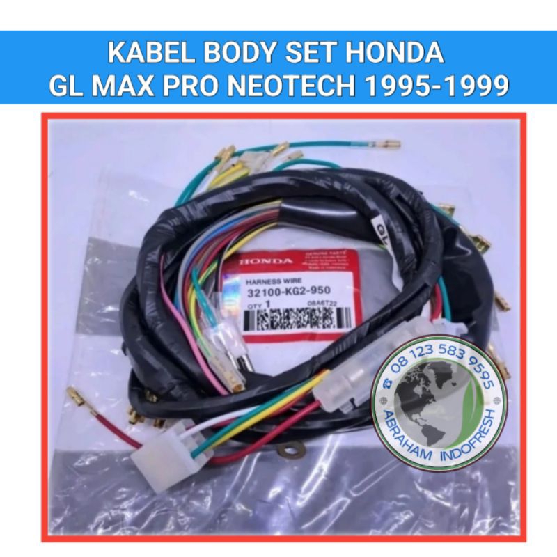 kabel bodi gl max neotech kabel body set komplit motor honda gl pro neotech 1995-1999