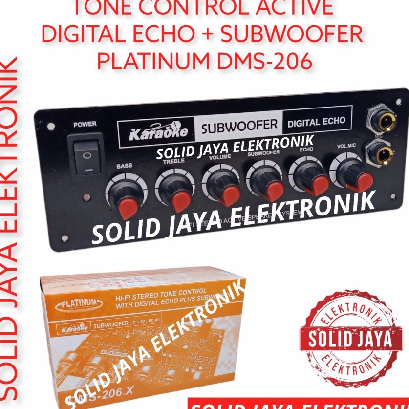 Wwv TONE CONTROL AKTIF STEREO DMS26 DMS26X DMS 26 PLUS PANEL STEREO TONE KONTROL ACTIVE DIGITAL ECHO