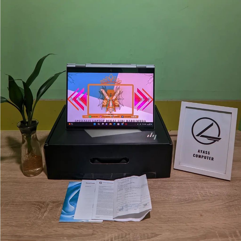 HP ENVY x360 13-bf0107TU Intel Core Evo i7-1250U Ram 16GB DDR4 SSD M.2 NVMe 1TB Intel Iris Xe Graphi
