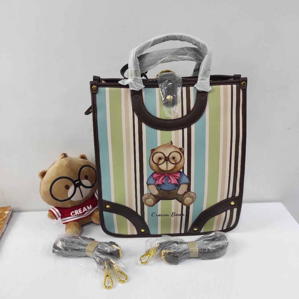 Tas ToteCreambear C12593 ORIGINAL-Tas creambear-creambear original