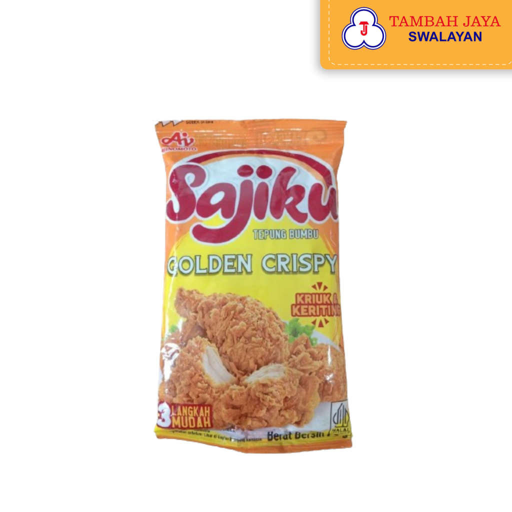 

Sajiku Tepung Bumbu Golden Crispy 75gr