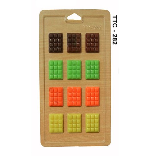 Mika cetakan coklat puding bar kecil mika ttc 282