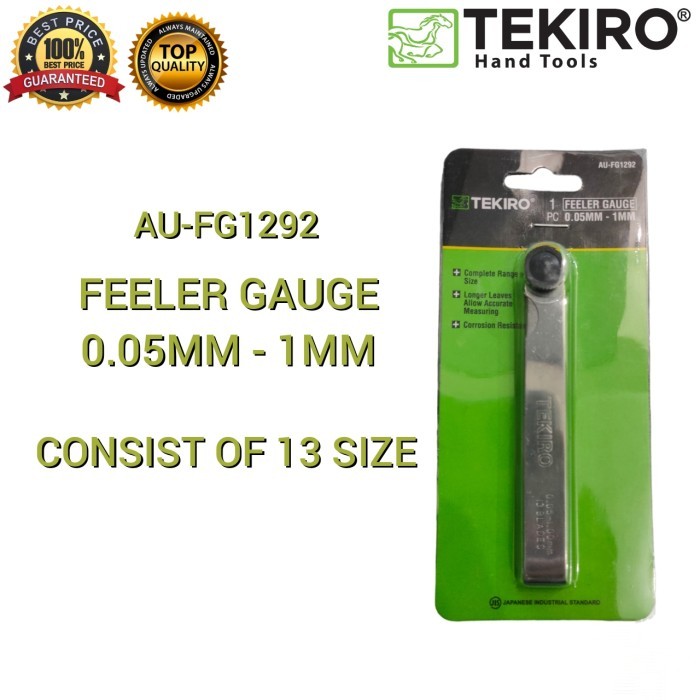 TEKIRO feeler gauge 13 blades ORIGINAL Feeler Gauge TEKIRO 13 Blades  Fuller
