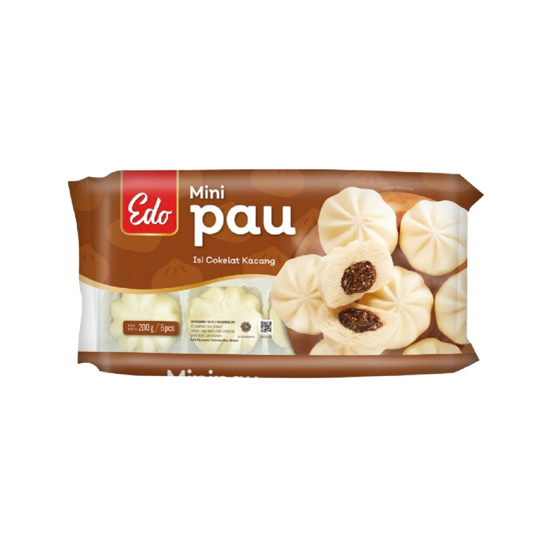 

Edo Mini Pau Coklat Kacang 200Gr/8pcs