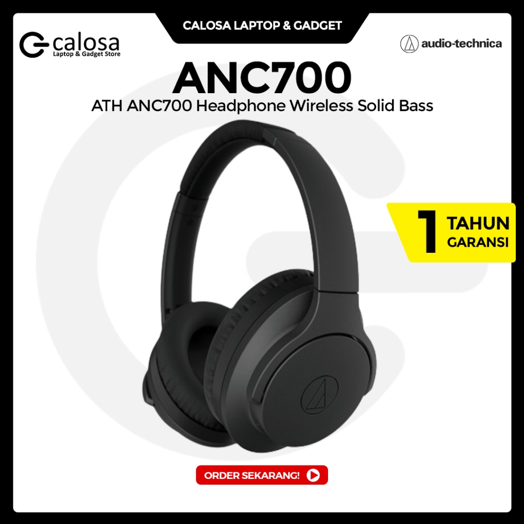 HEADSET BLUETOOTH AUDIO TECHNICA ANC700 ORIGINAL GARANSI RESMI