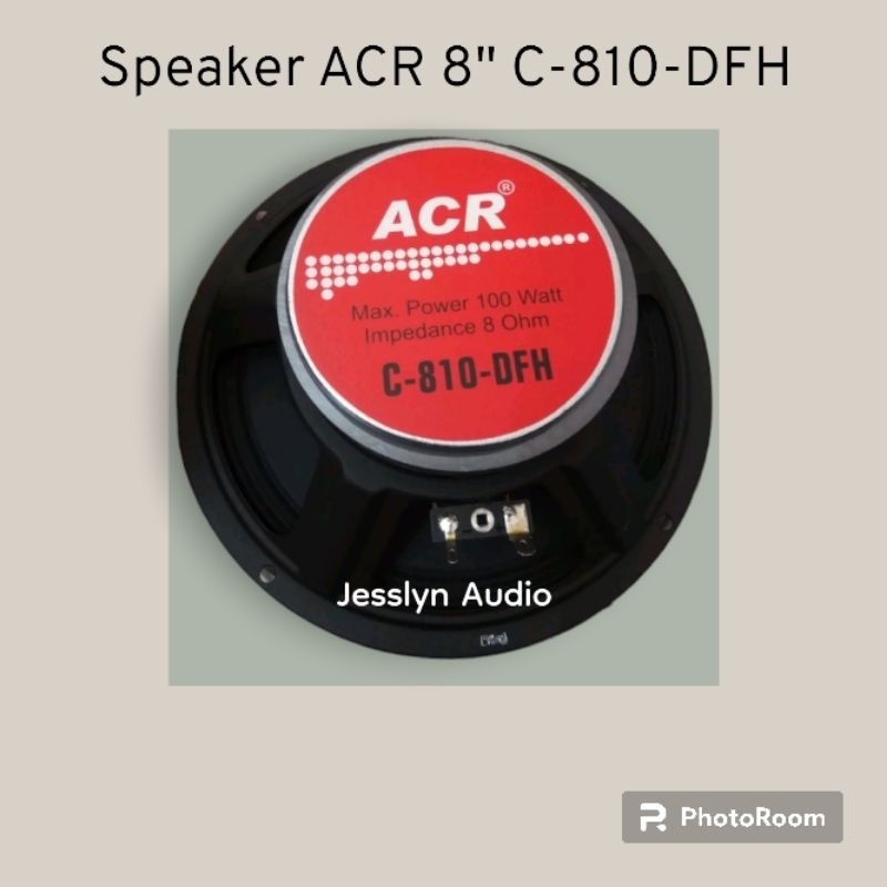 Speaker ACR 8 inch C 810 DFH original fullrange