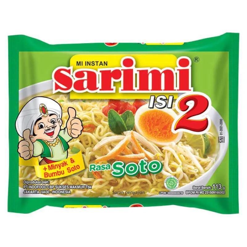 

Sarimi Isi 2 Rasa Soto 113g