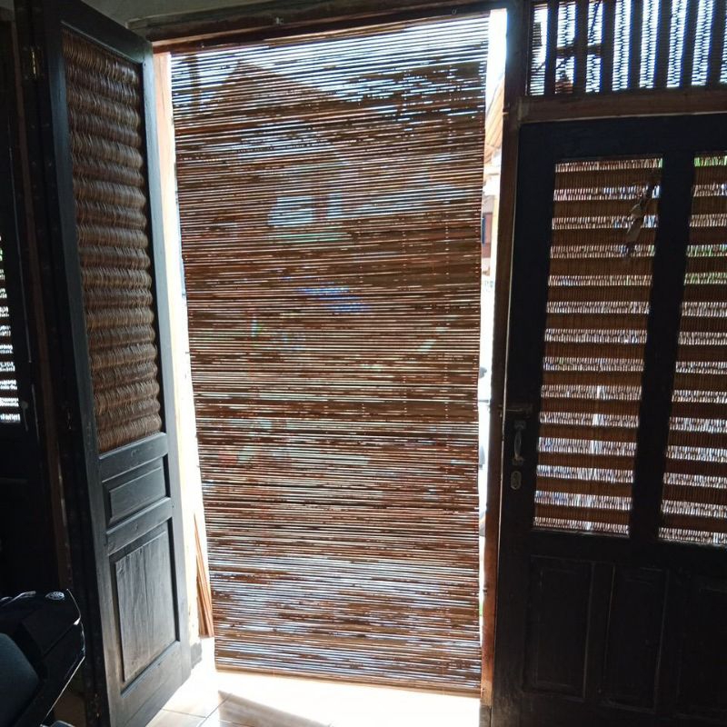 tirai jendela, tirai gulung, tirai penghalang panas, tirai hujan 100x200