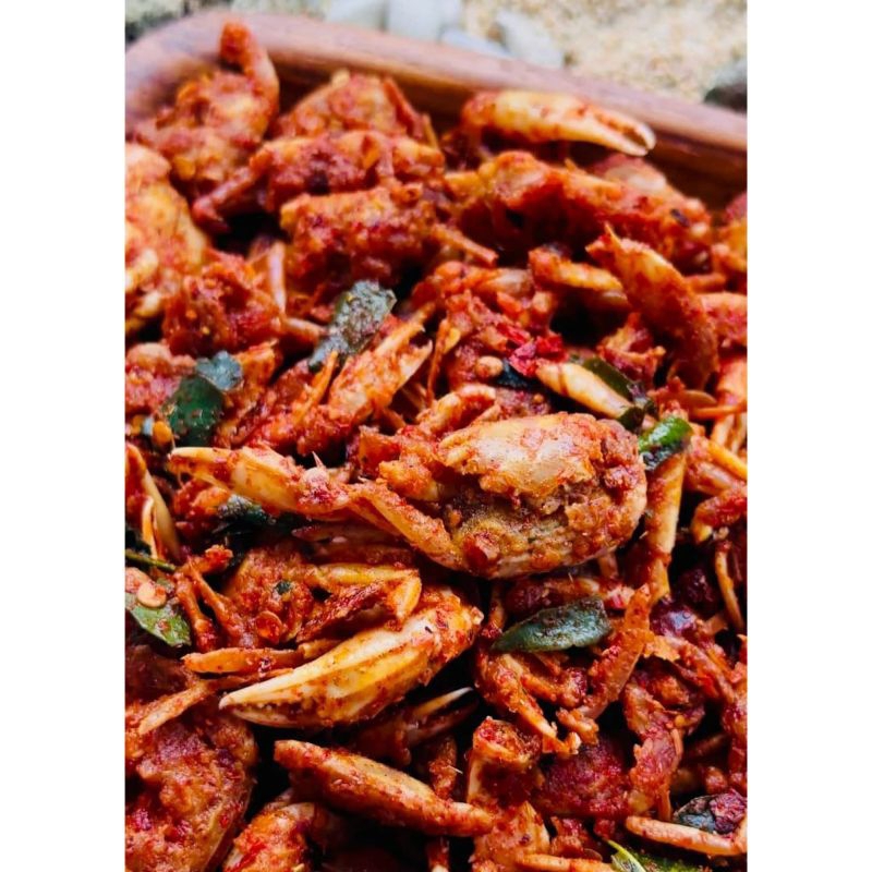 

BABY CRAB CRISPY 500GR PEDAS REMPAH DAUN JERUK