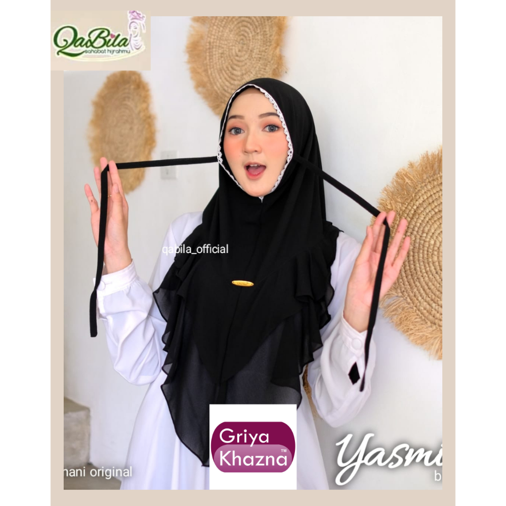 Kerudung Jilbab Instan Qabila Khimar Yasmin