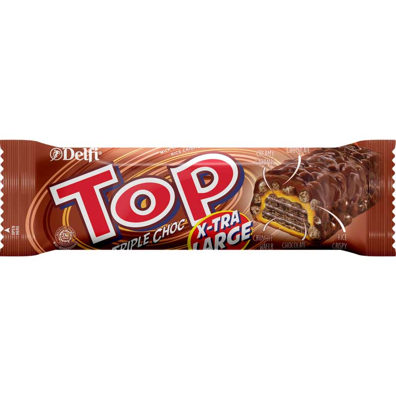 

TOP X-tra Large Wafer Rice Crispy Triple Choc 32 g