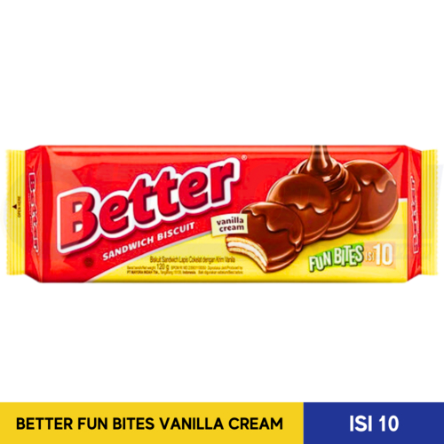 

BETTER FUN BITES VANILLA CREAM ISI 10