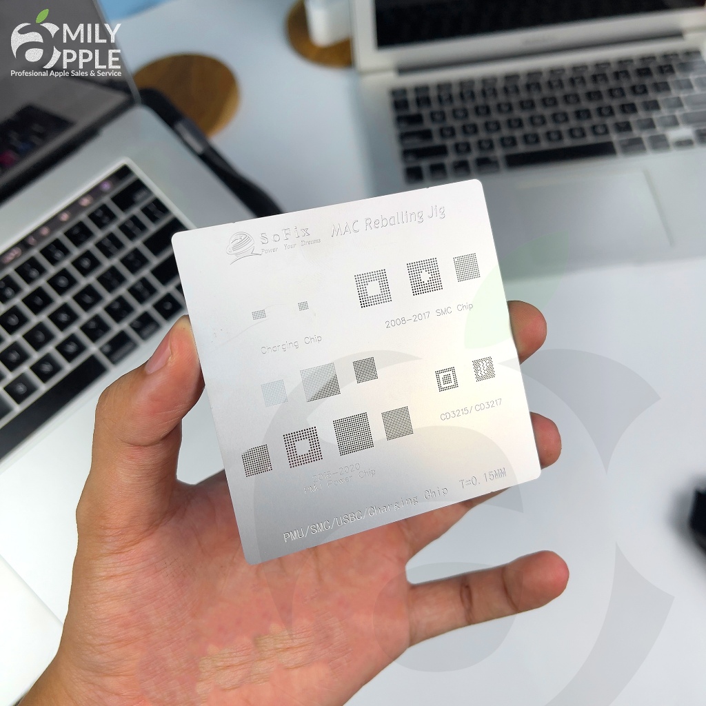 Sofix Stencil Cetakan IC Macbook PMU SMC USB C Charging Chips