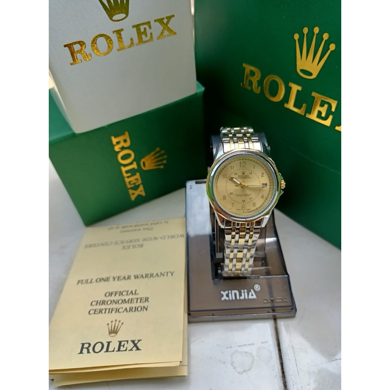 Jam Tangan Rolex wanita stainless steel / Jam Tangan wanita Anti Air ( water resistant )
