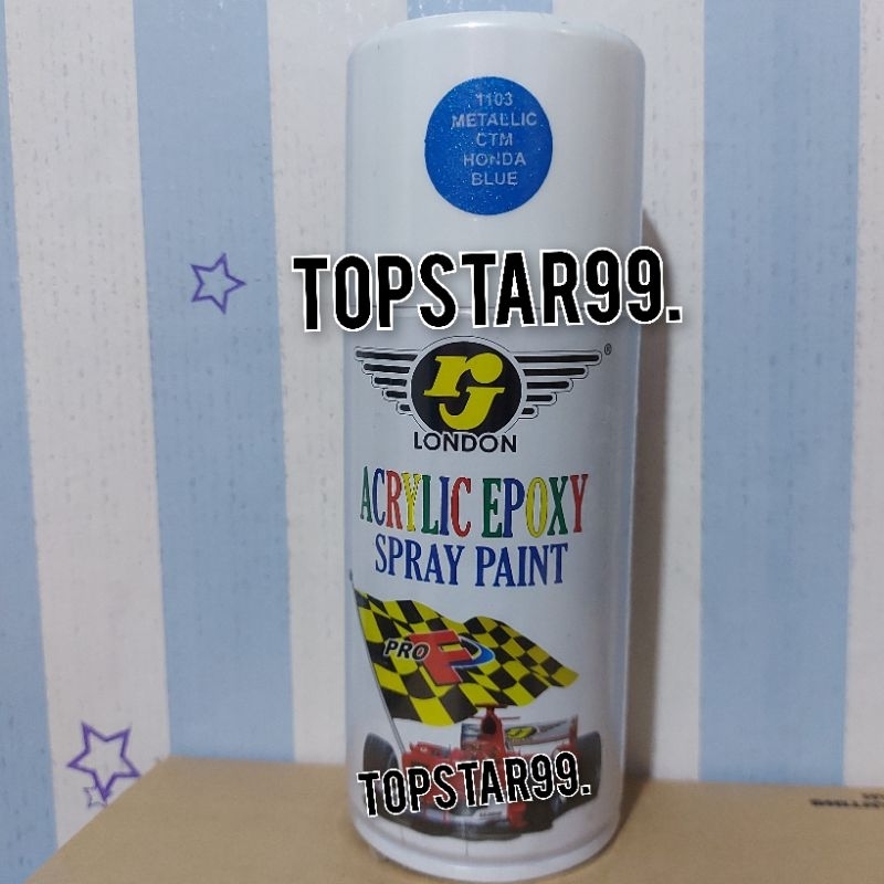 Pilok/Pylok/Cat Semprot Erje RJ 300cc Biru Metalic / Ctm Honda Blue Metalic (1103)