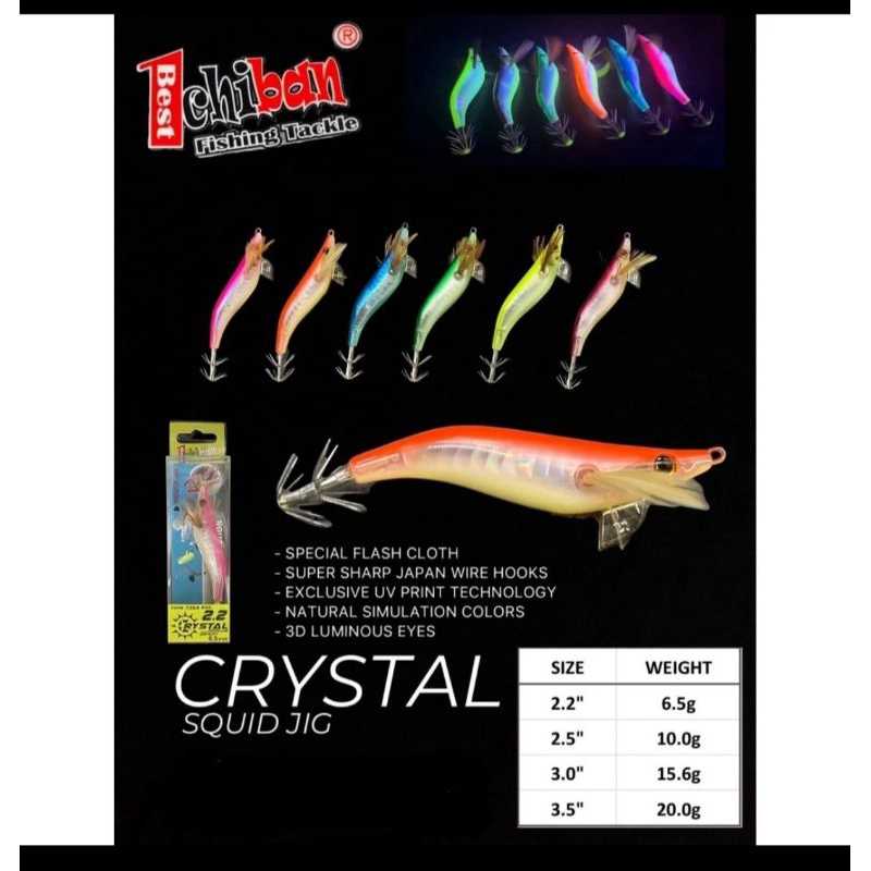 umpan ICHIBAN crystal Squid jig