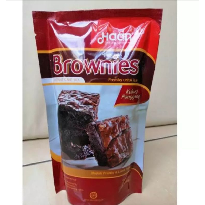 

Haan brownies pouch 230 gram #browniesinstan #brownies