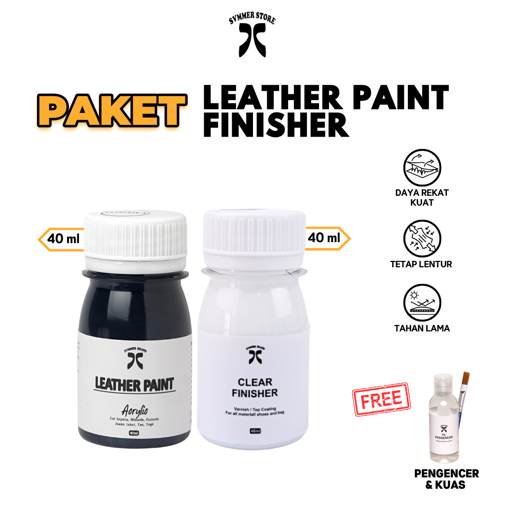 

Paket Leather Paint Cat Kulit Asli Sintetis Tas Dompet Jeans Topi Lukis Sepatu