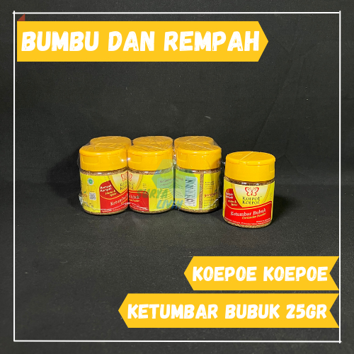 

Ketumbar Bubuk Koepoe Koepoe 25gr / Coriander Powder