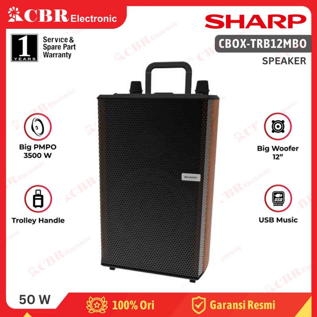 Speaker SHARP CBOX-TRB12MBO