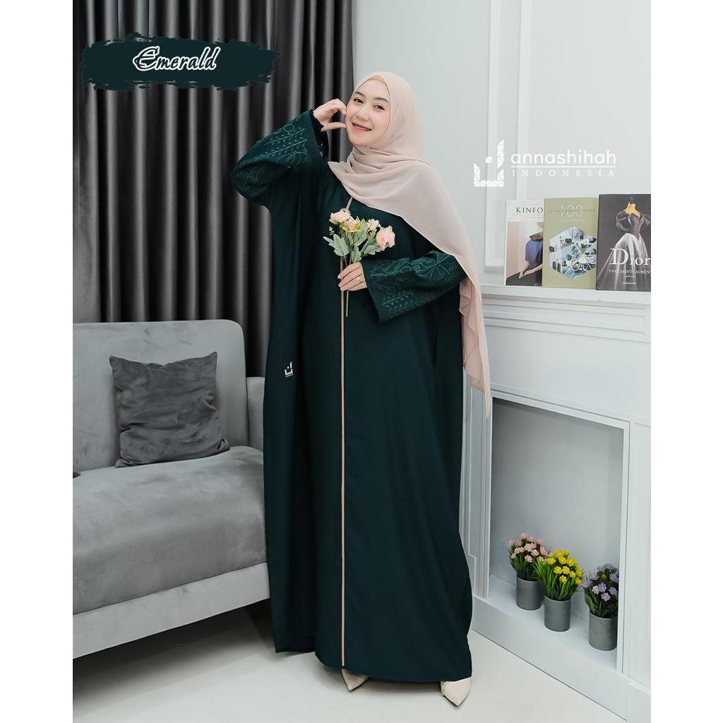 GAMIS KAFTAN ANNA ORIGINAL ANNASIHAH syari syafa  premium yoris fluid hig quality lebaran majelis pe