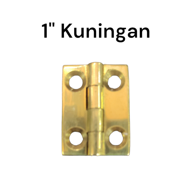 Engsel Kecil 1" Kuningan