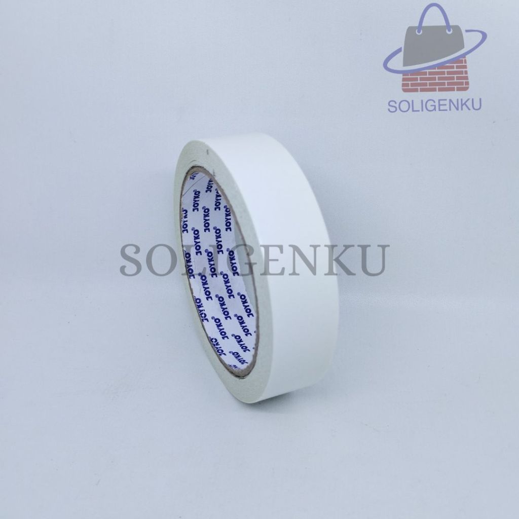 

Double Tape Joyko 1 inch / 24mm x 15 Yard / ( 1roll ) Double Tip Perekat 2 sisi 1inch
